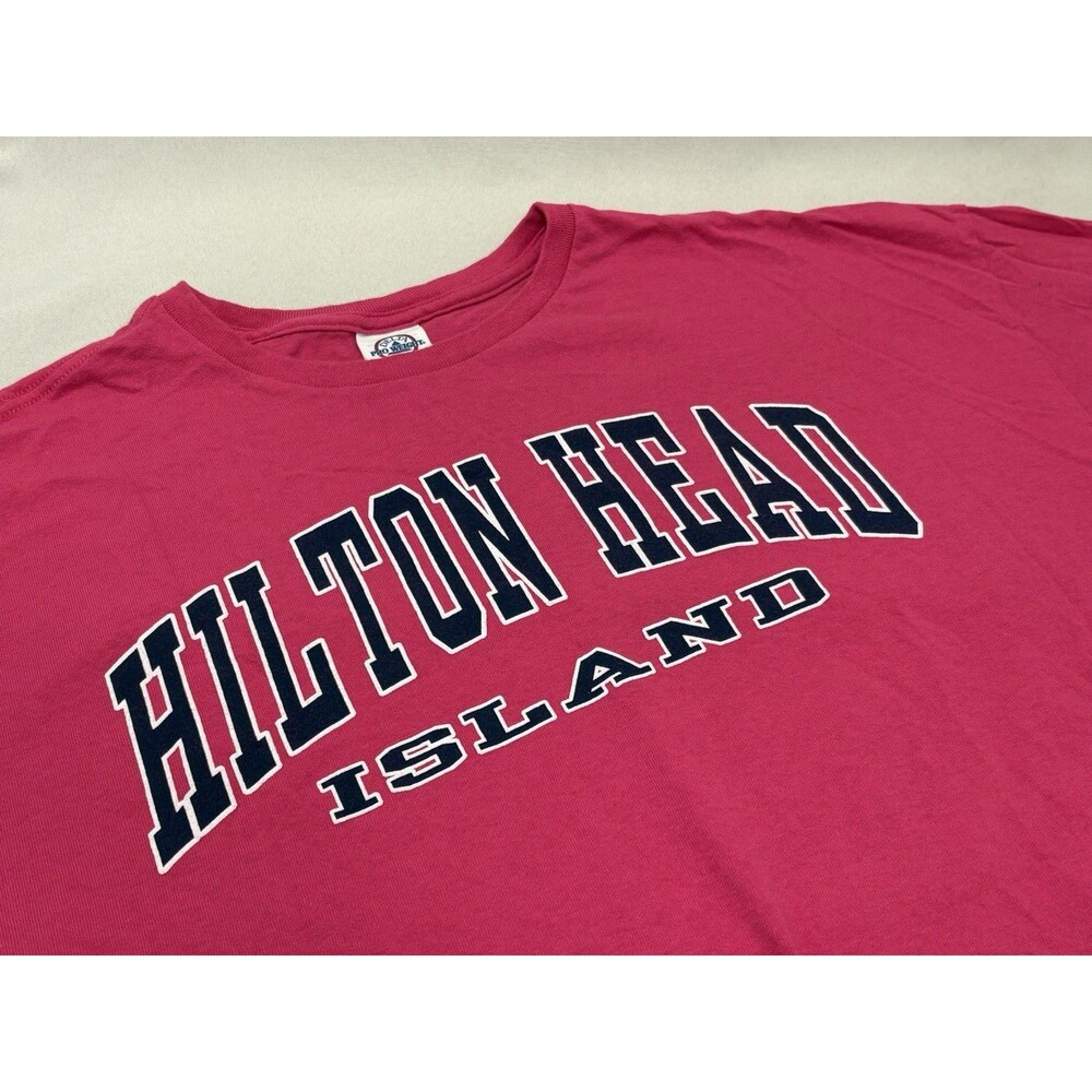 Hilton Head Island T-shirt Adult 2XL Pink
